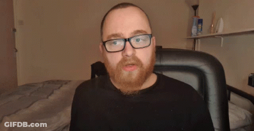 Man With Glasses Says Just Go To Sleep GIF