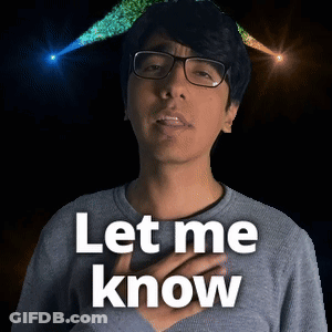 Man With Glasses Says Let Me Know GIF