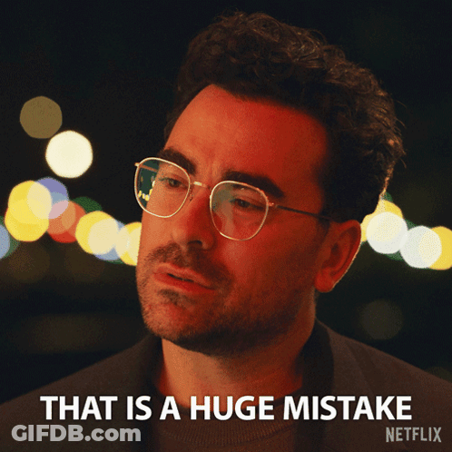 Man With Glasses Says That Is A Huge Mistake Netflix GIF