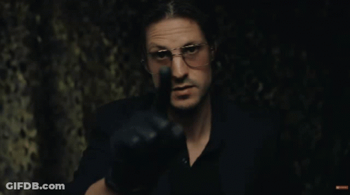 Man With Glasses Says That's Your Warning, Okay GIF