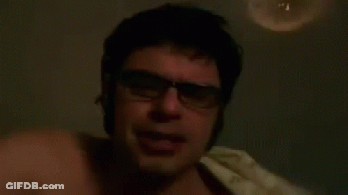 Man With Glasses Says Two Minutes Better Than One GIF