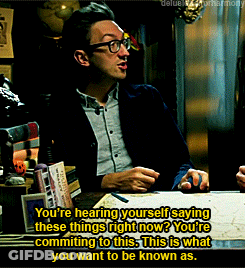 Man With Glasses Says Youre Hearing Yourself Saying These Things GIF