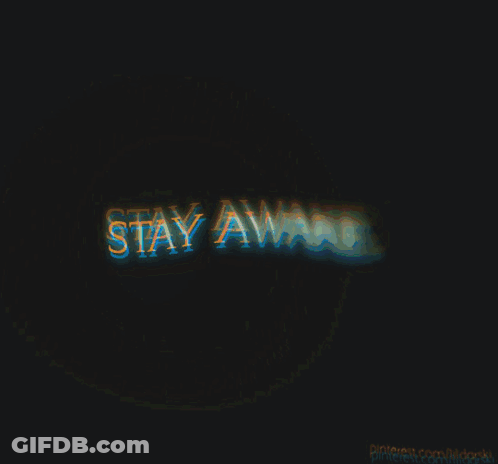 Man With Glasses Screaming In Space Saying Butter On Toast GIF