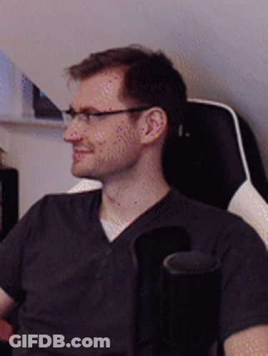 Man With Glasses Smiling GIF