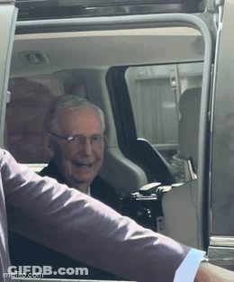 Man With Glasses Smiling In Car GIF