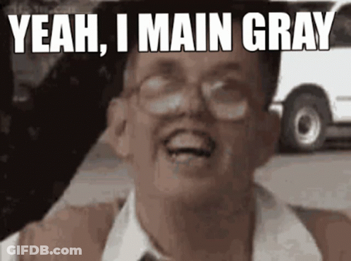 Man With Glasses Smiling Saying Yeah I Main Gray GIF