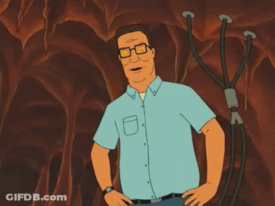 Man With Glasses Standing Hands On Hips GIF