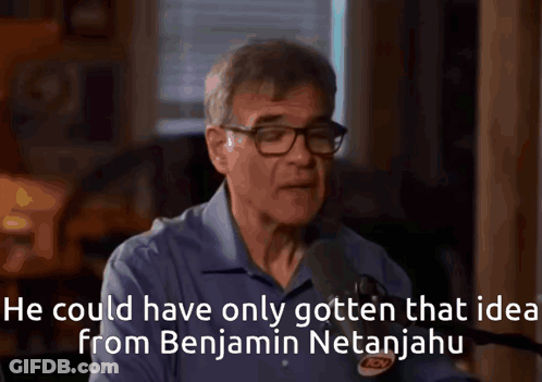 Man With Glasses Talking Into Microphone He Could Have Only Gotten That Idea From GIF