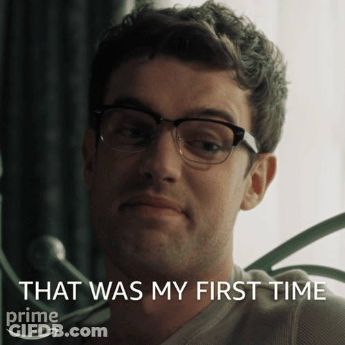Man With Glasses That Was My First Time GIF