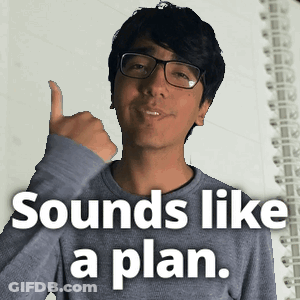 Man With Glasses Thumbs Up Sounds Like A Plan GIF