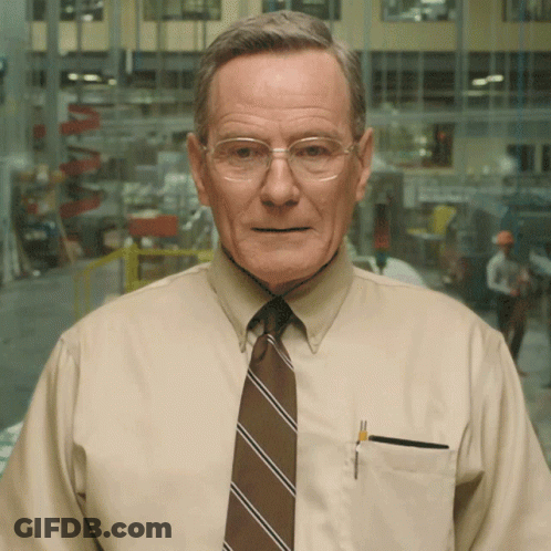 Man With Glasses Tie And Pen In Pocket GIF