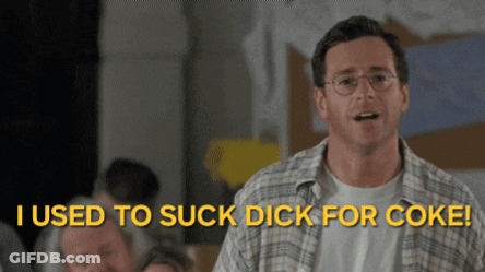 Man With Glasses Used To Suck Dick For Coke GIF