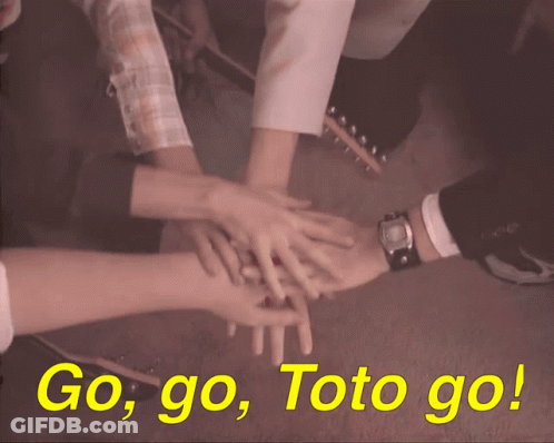 Man With Glasses Writing Go Go Toto Go GIF