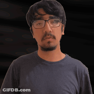Man With Glasses Yawning Wide GIF