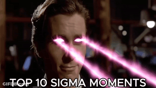 Man With Glowing Eyes Top 10 Sigma Moments GIF