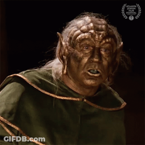 Man With Gold Face Paint And Atlanta International Film Festival Award GIF