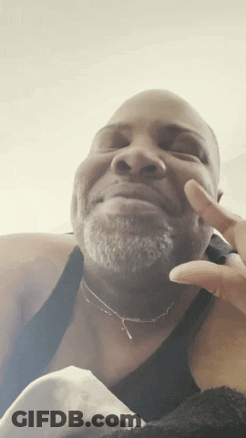 Man With Gray Beard Smiling GIF