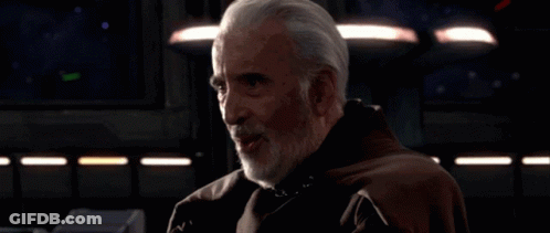Man With Gray Hair And Beard In Brown Cloak GIF