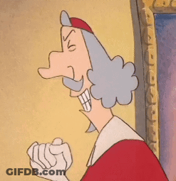 Man With Gray Hair And Red Hat GIF