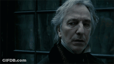 Man With Gray Hair And Scarf GIF