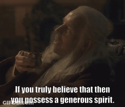 Man With Gray Hair Saying If You Truly Believe That GIF