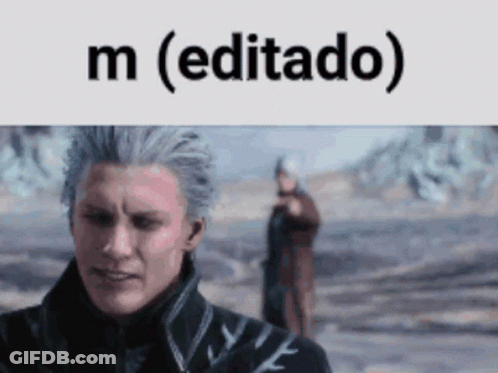 Man With Gray Hair Standing In Front Of Gun GIF