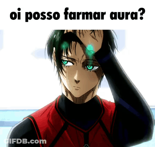 Man With Green Eyes Holding Hand To Forehead Oi Posso Farmar Aura GIF