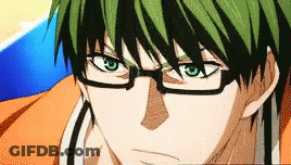 Man With Green Hair And Glasses GIF