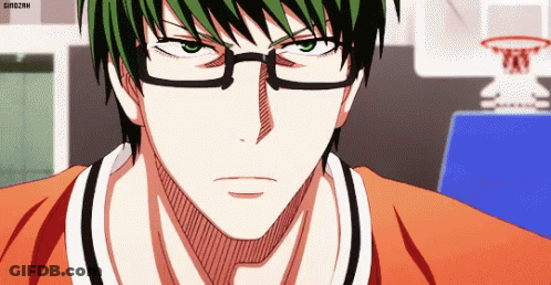 Man With Green Hair And Glasses GIF