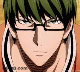 Man With Green Hair And Glasses GIF