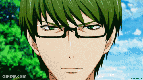 Man With Green Hair And Glasses GIF