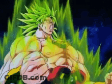 Man With Green Hair And Yellow Muscles GIF