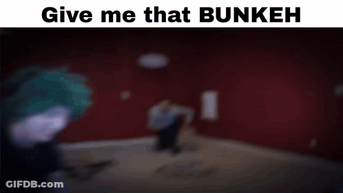Man With Green Hair Saying Give Me That Bunkeh GIF