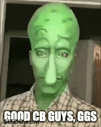 Man With Green Mask Saying Good Cb Guys Ggs GIF