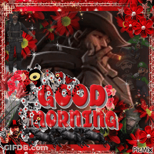 Man With Gun Good Morning GIF