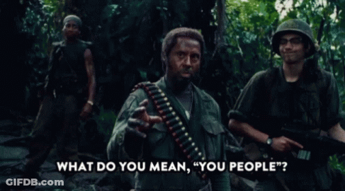 Man With Gun Saying What Do You Mean GIF
