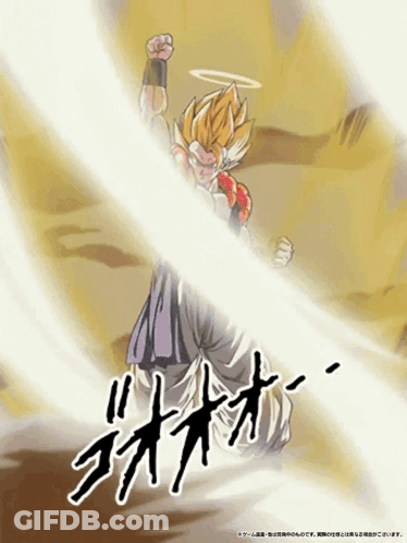 Man With Halo And Gohan GIF
