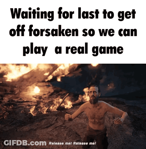 Man With Hammer: Waiting For Last Off Forsaken GIF