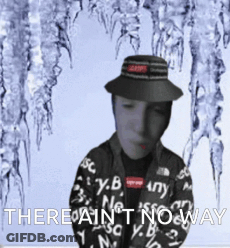 Man With Hand On Chest Saying Ain't No Way Dream Said This GIF