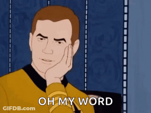 Man With Hand On Face Saying Oh My Word GIF