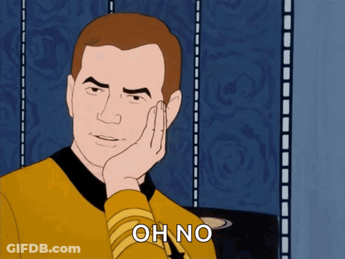 Man With Hand On Face Saying Oh No GIF