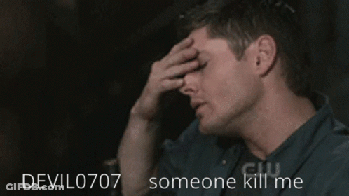 Man With Hand On Forehead Saying Kill Me GIF