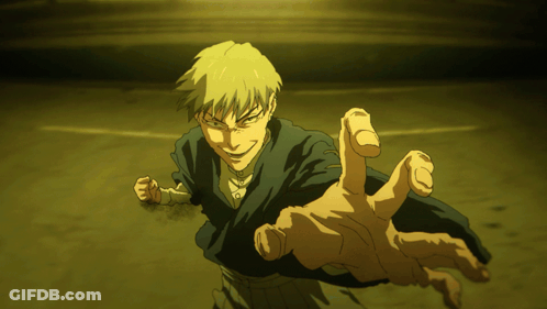 Man With Hand Outstretched GIF