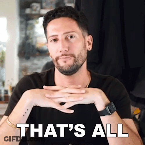 Man With Hands Folded GIF