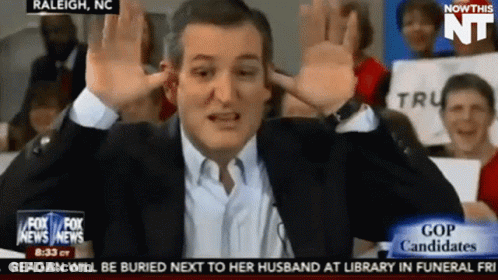 Man With Hands In Ears On Fox News GIF