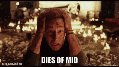 Man With Hands On Head Dies Of Mid GIF