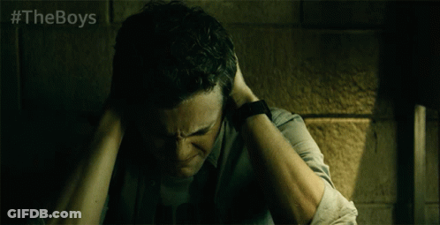 Man With Hands On Head #Theboys GIF
