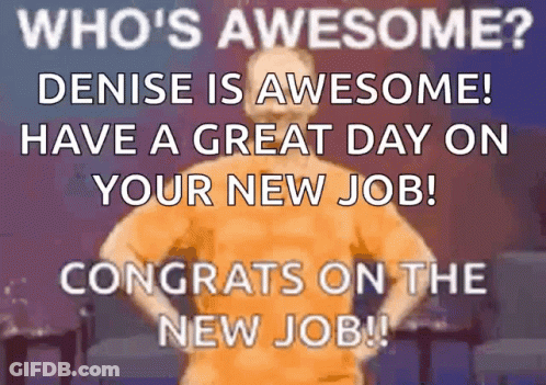 Man With Hands On Hips Congratulating On New Job GIF