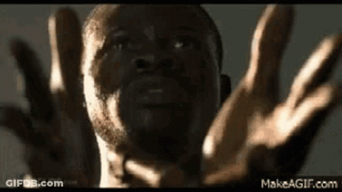 Man With Hands Outstretched GIF