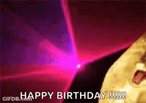 Man With Happy Birthday GIF